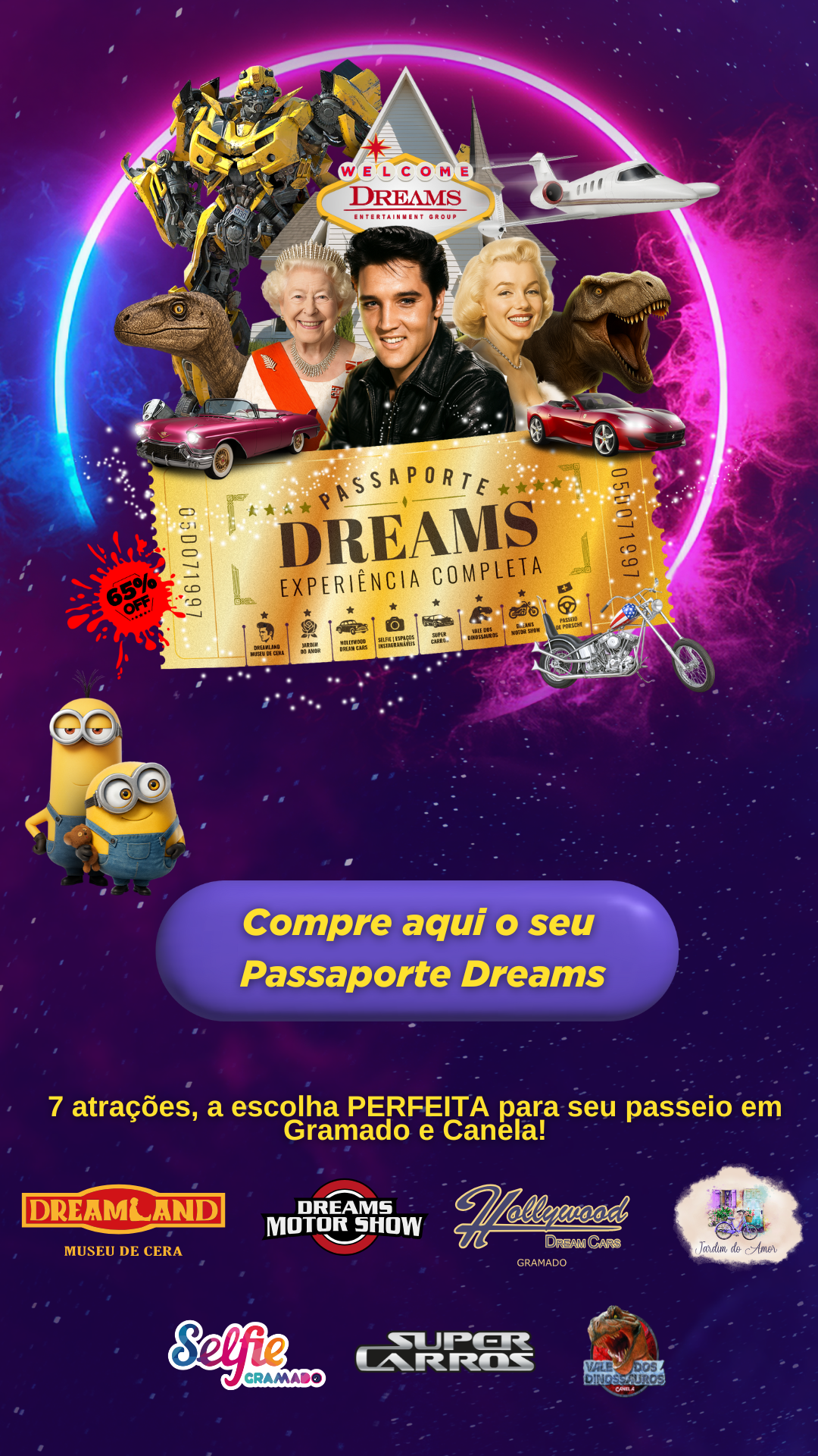Dreams Entertainment Group: Guia de todas as atrações e como economizar